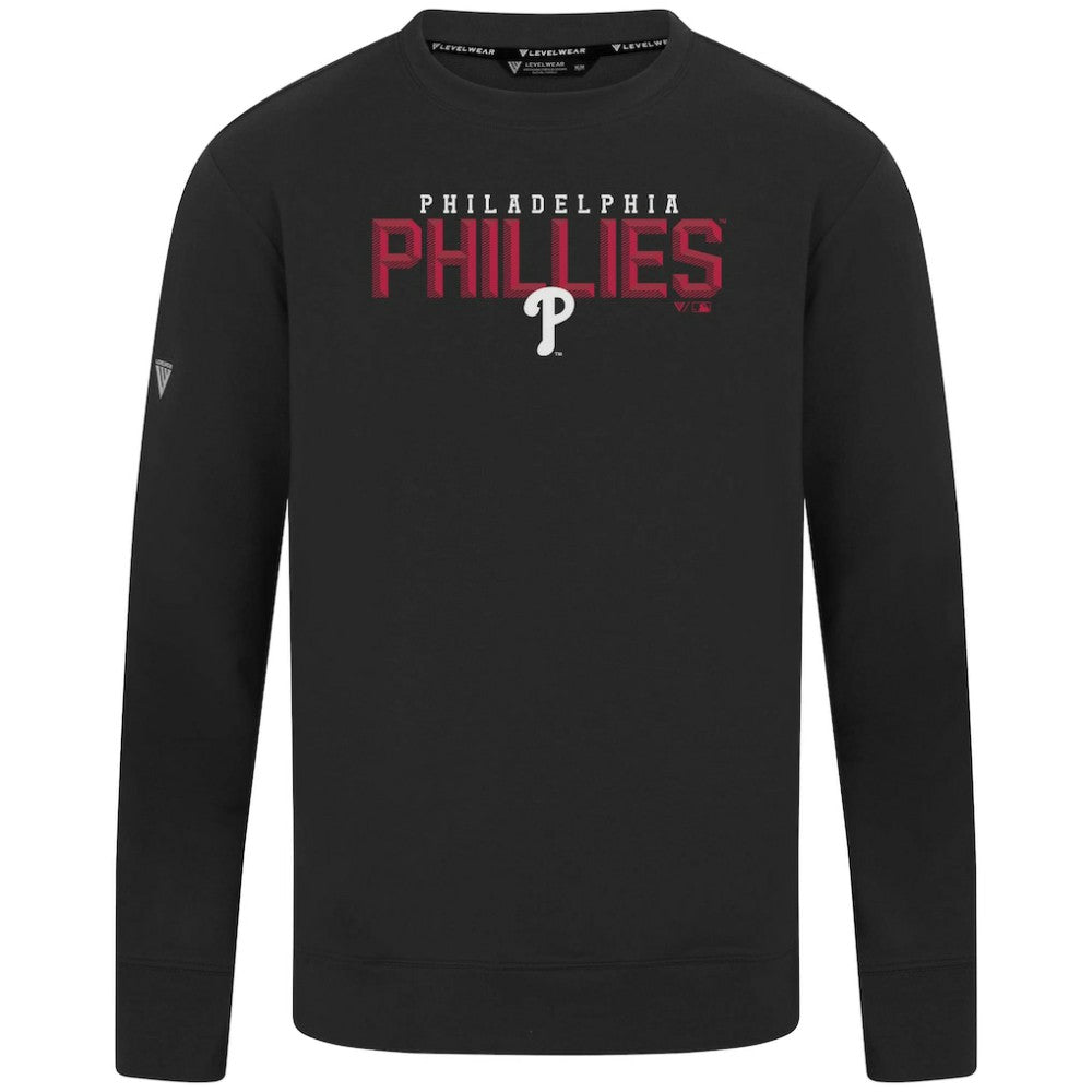 Philadelphia Phillies Levelwear Mandate Carve Tri-Blend Sweatshirt Clearance