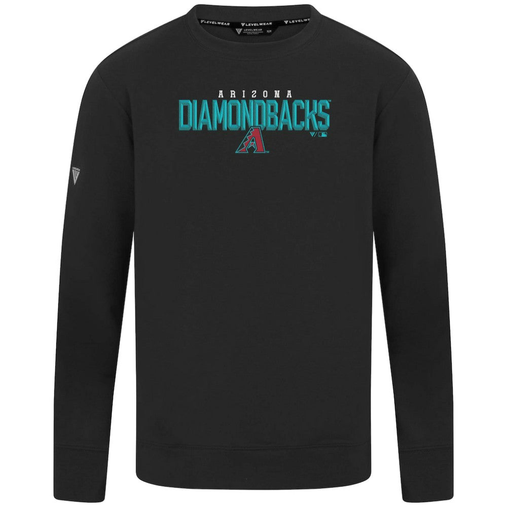 Arizona Diamondbacks Levelwear Mandate Carve Tri-Blend Sweatshirt On Sale