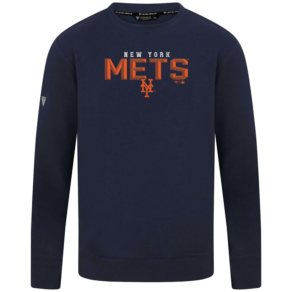 New York Mets Levelwear Mandate Carve Tri-Blend Sweatshirt Online