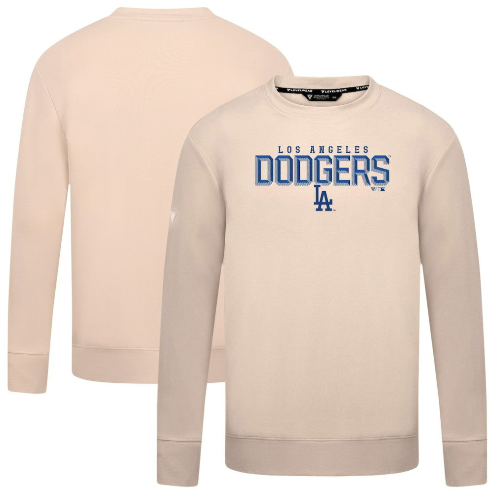 Los Angeles Dodgers Levelwear Mandate Carve Tri-Blend Sweatshirt discount