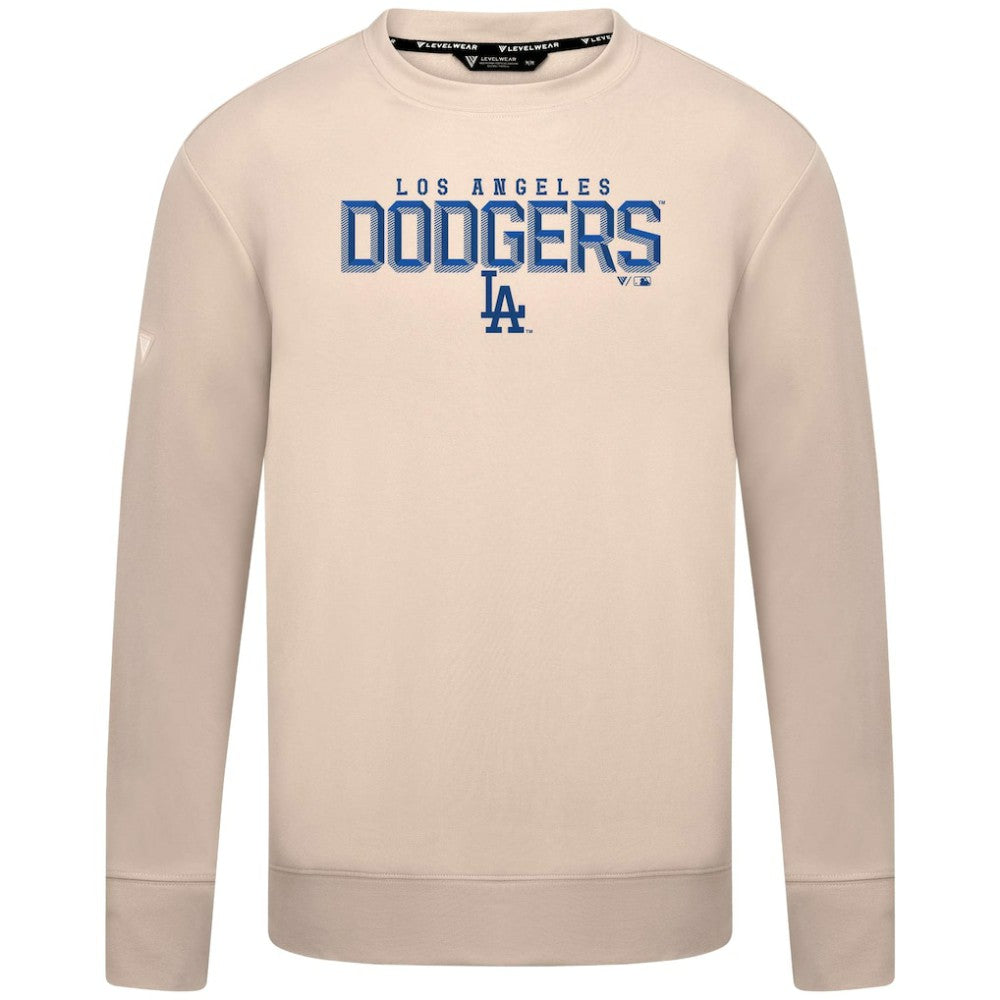 Los Angeles Dodgers Levelwear Mandate Carve Tri-Blend Sweatshirt discount