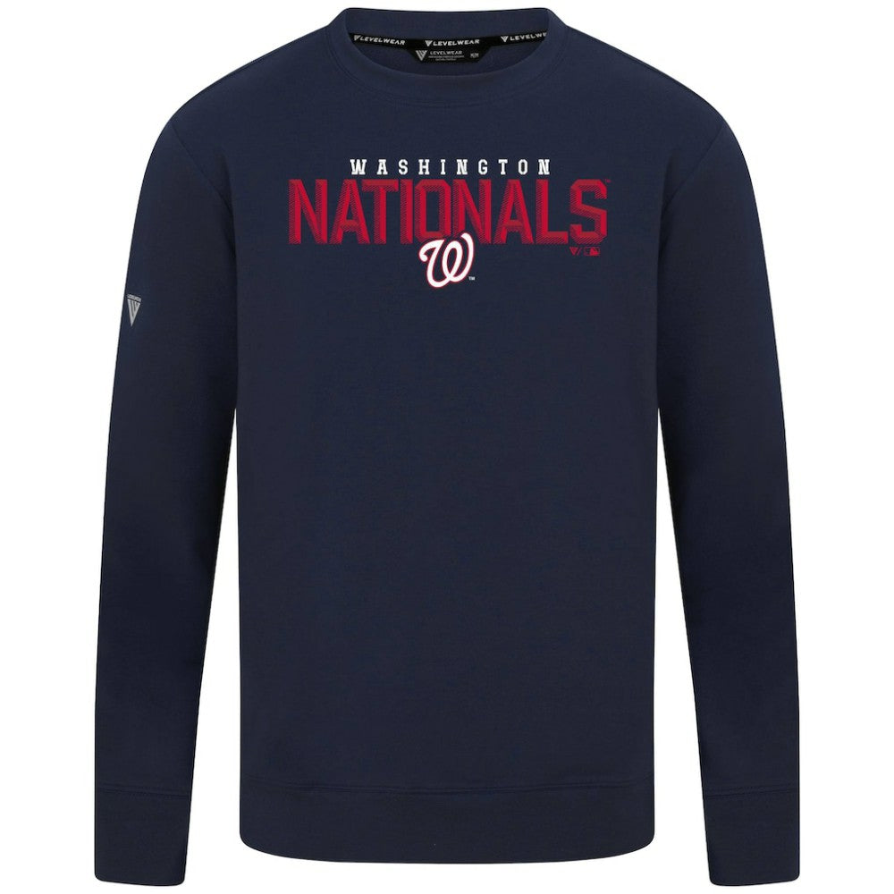 Washington Nationals Levelwear Mandate Carve Tri-Blend Sweatshirt discount