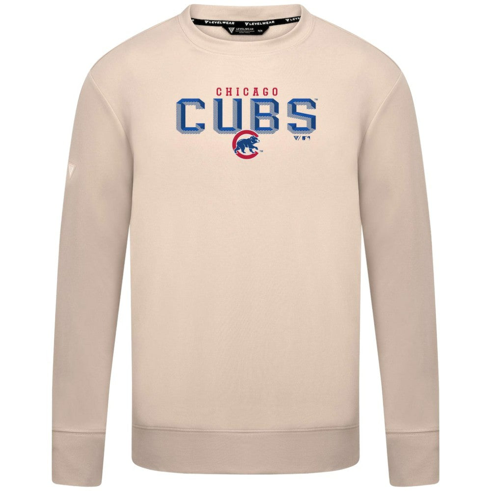 Chicago Cubs Levelwear Mandate Carve Tri-Blend Sweatshirt Sale