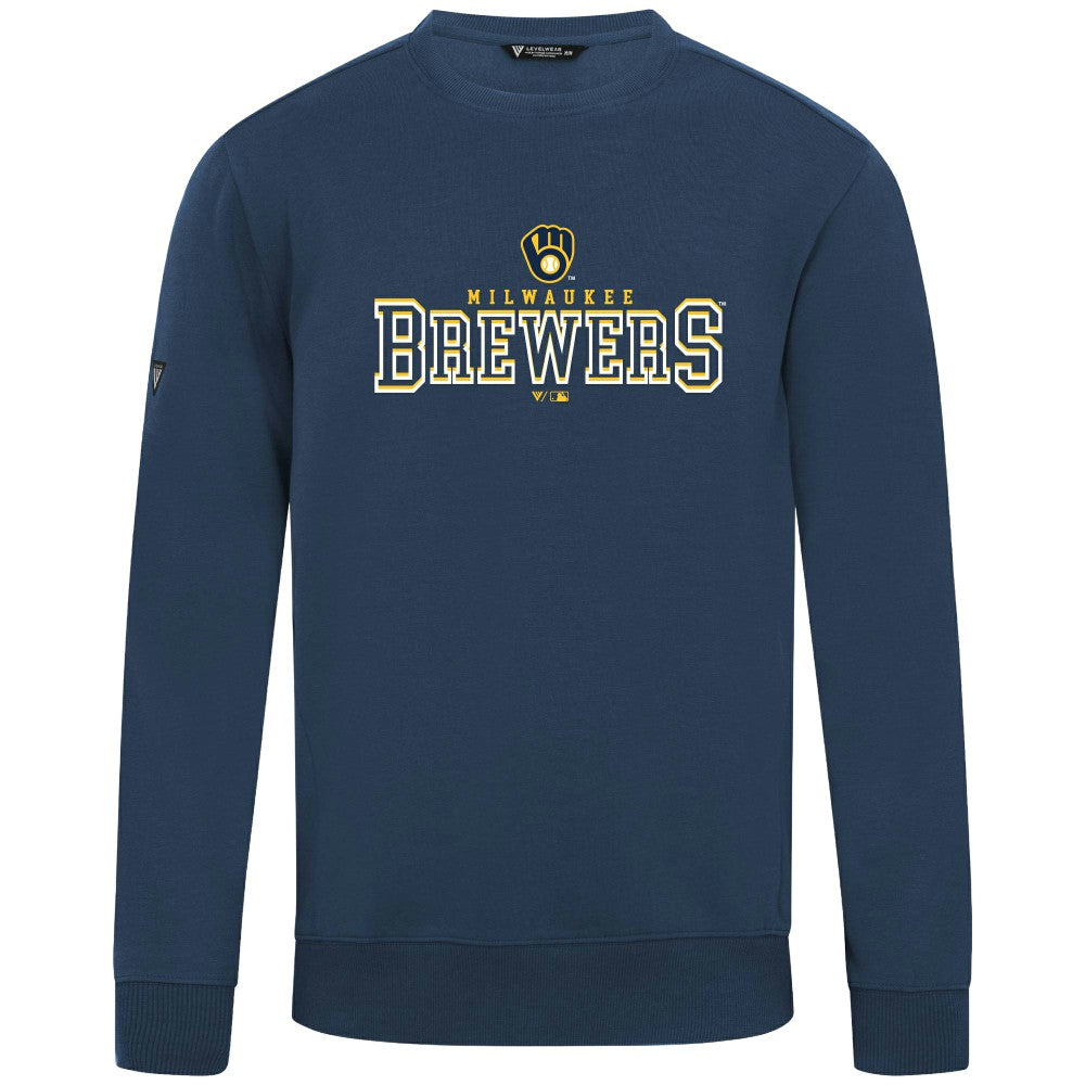 Milwaukee Brewers Levelwear Zane Journey Sweatshirt discount