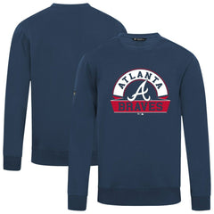 Atlanta Braves Levelwear Zane Banner Arch Sweatshirt Near Me