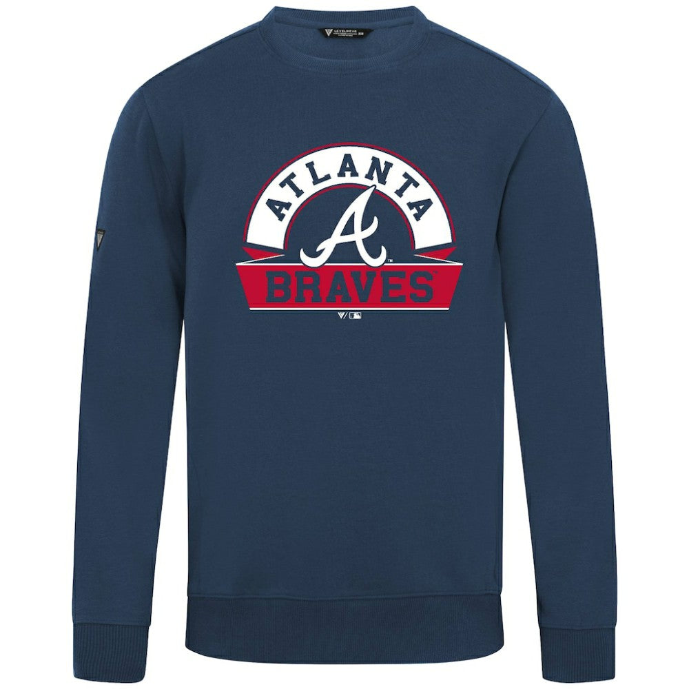 Atlanta Braves Levelwear Zane Banner Arch Sweatshirt Near Me