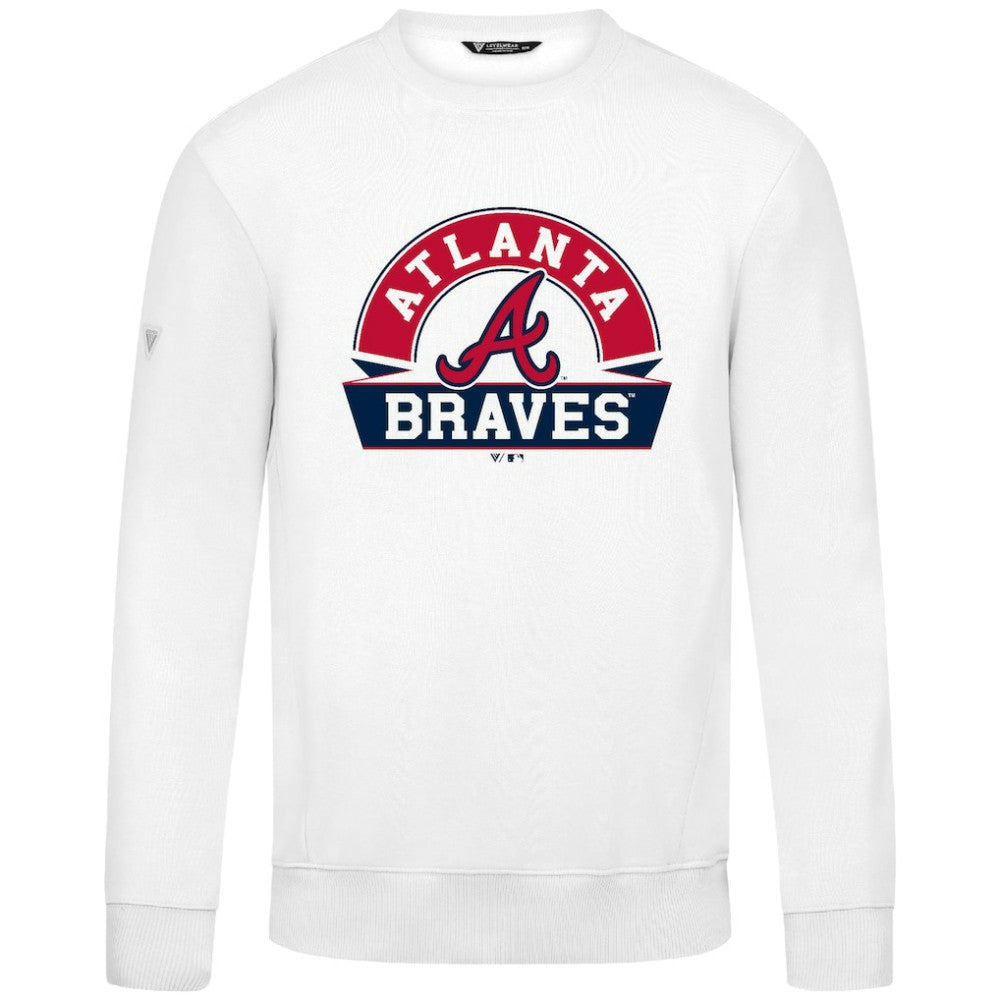 Atlanta Braves Levelwear Zane Banner Arch Sweatshirt discount