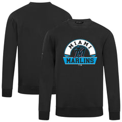 Miami Marlins Levelwear Zane Banner Arch Sweatshirt Clearance