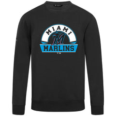 Miami Marlins Levelwear Zane Banner Arch Sweatshirt Clearance