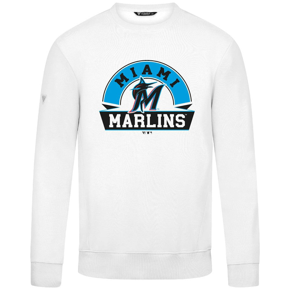 Miami Marlins Levelwear Zane Banner Arch Sweatshirt for sale