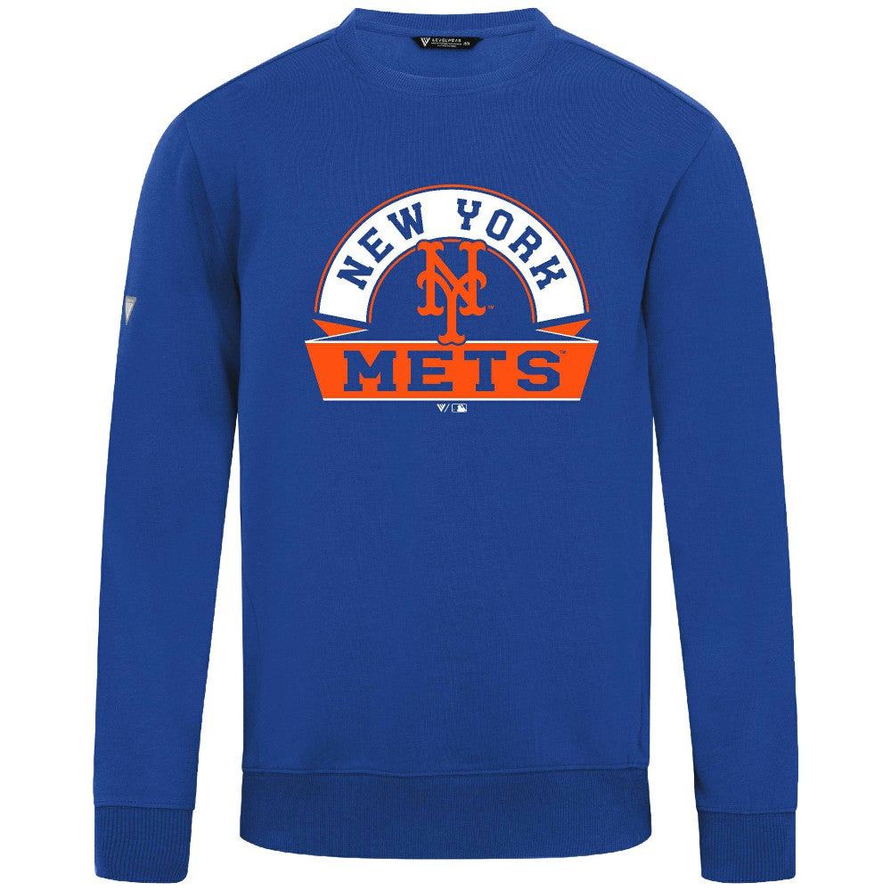 New York Mets Levelwear Zane Banner Arch Sweatshirt Near Me