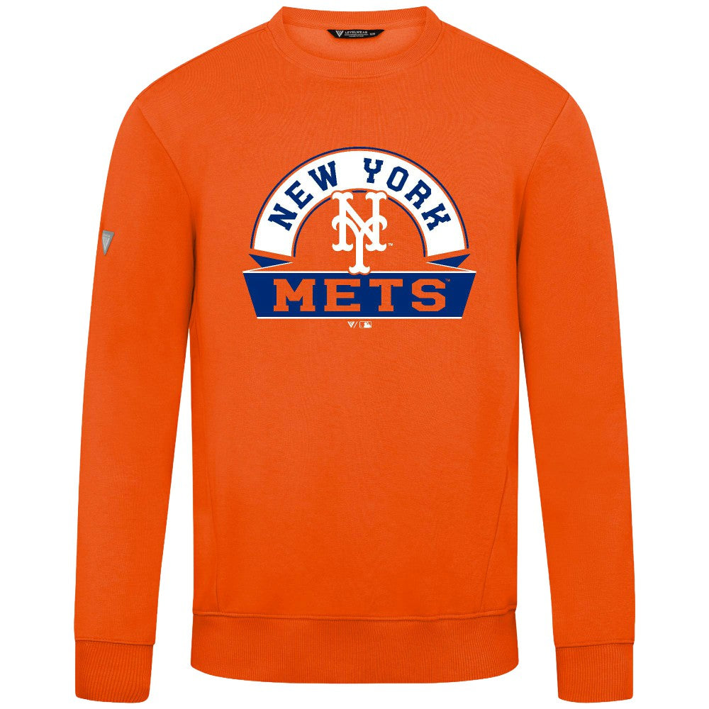 New York Mets Levelwear Zane Banner Arch Sweatshirt Sale