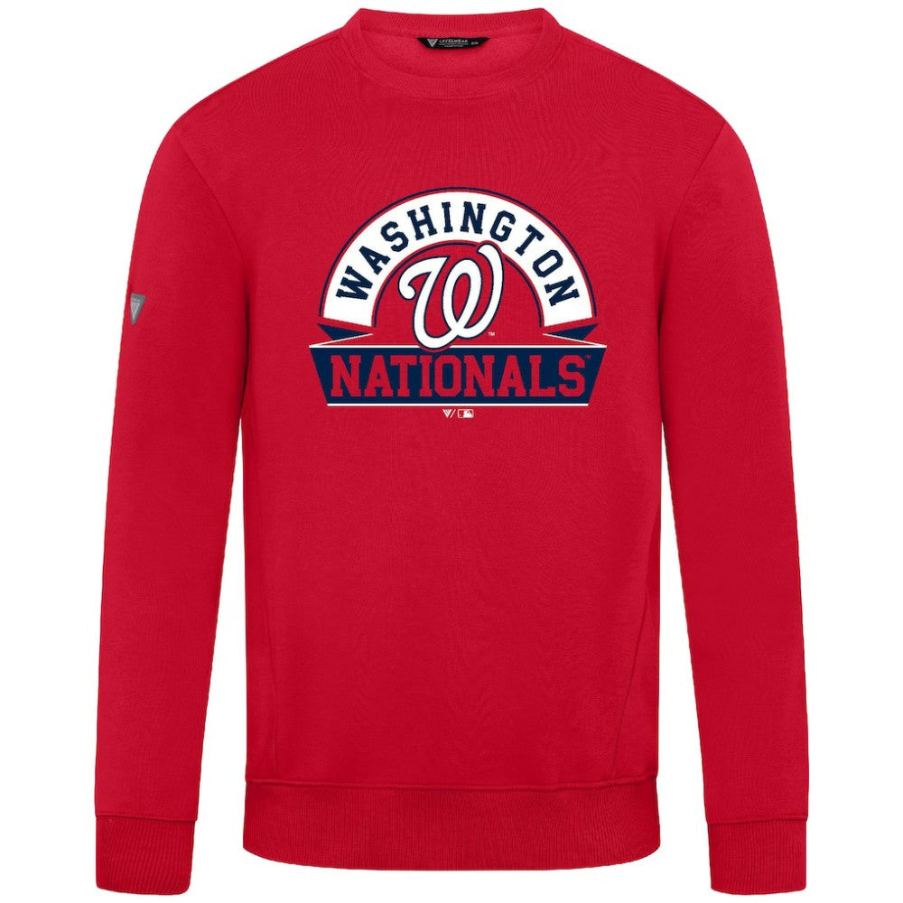 Washington Nationals Levelwear Zane Banner Arch Sweatshirt On Sale