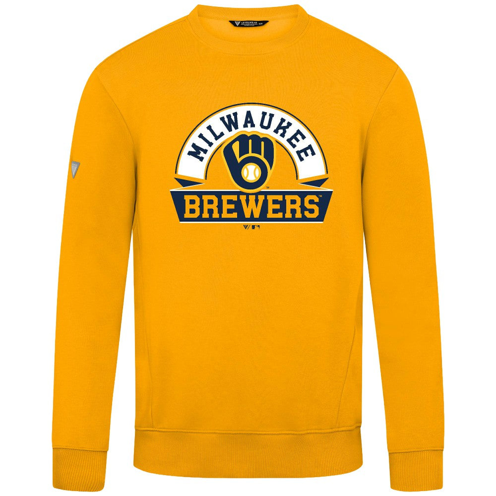 Milwaukee Brewers Levelwear Zane Banner Arch Sweatshirt Online