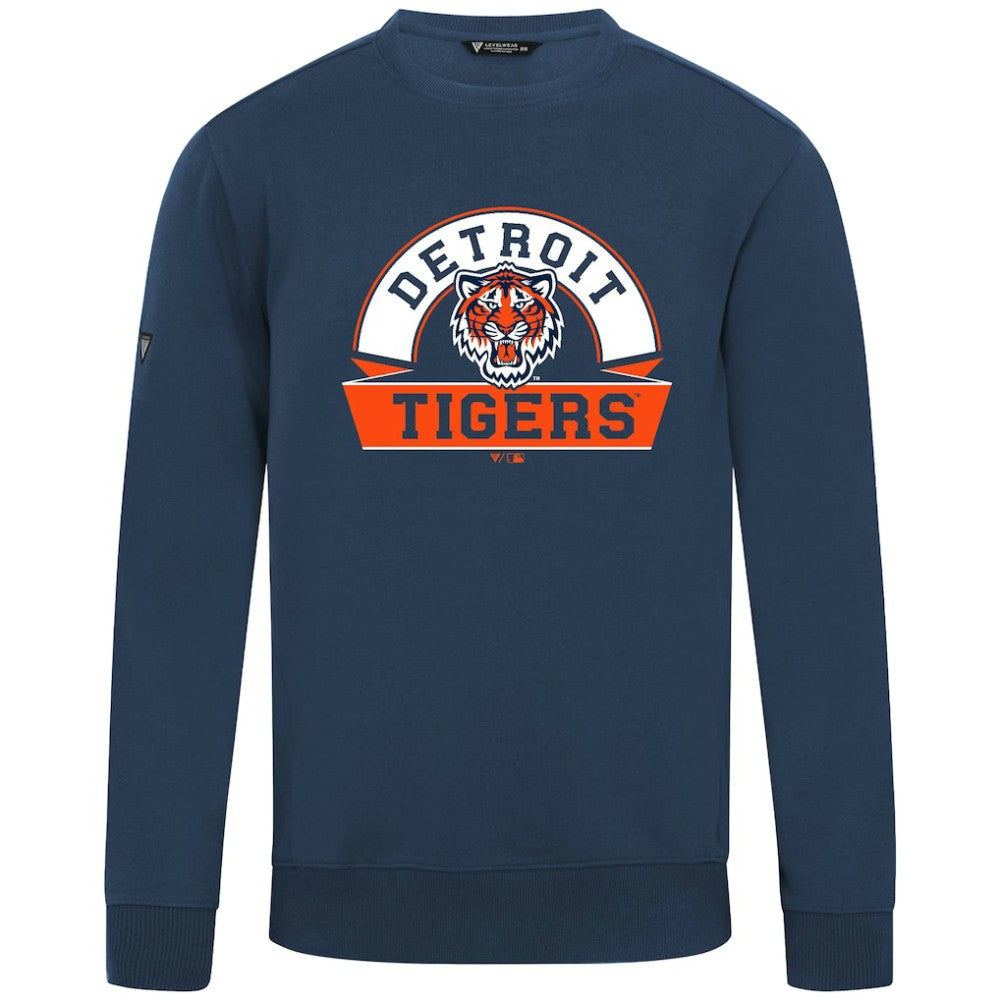 Detroit Tigers Levelwear Zane Banner Arch Sweatshirt for sale