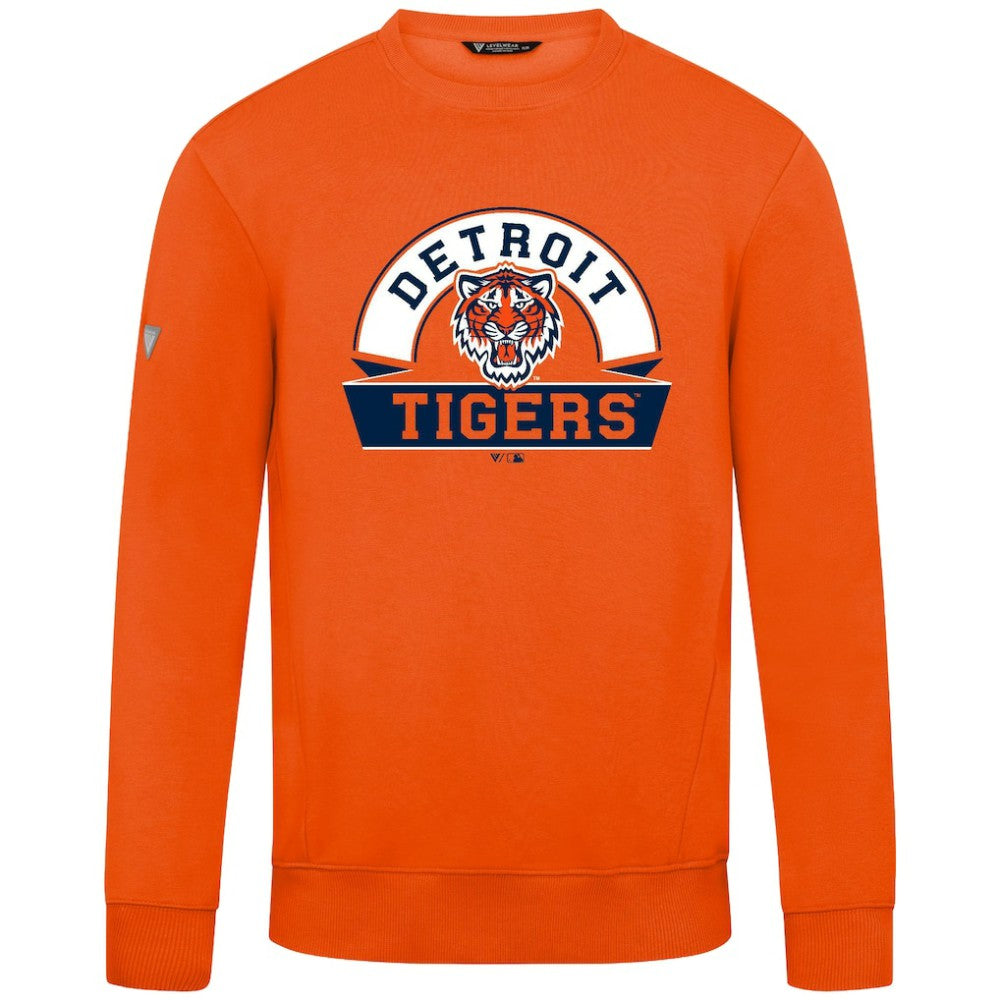Detroit Tigers Levelwear Zane Banner Arch Sweatshirt for sale