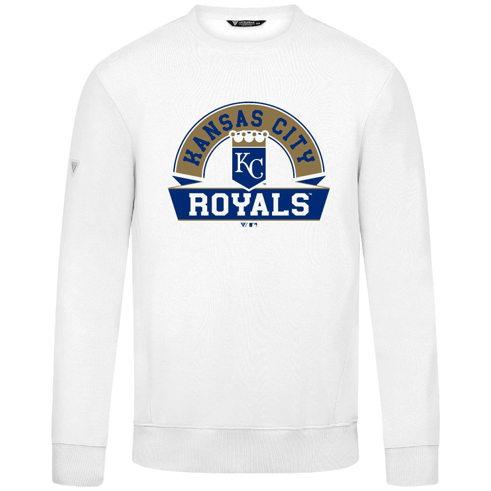 Kansas City Royals Levelwear Zane Banner Arch Sweatshirt for sale