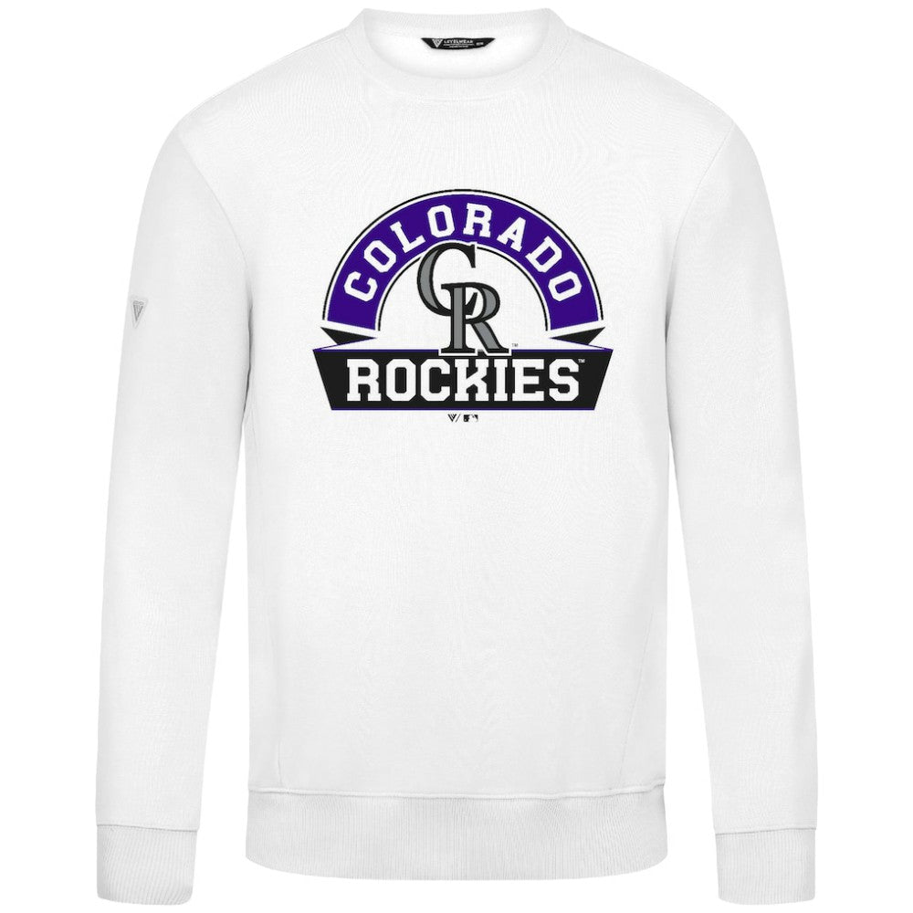 Colorado Rockies Levelwear Zane Banner Arch Sweatshirt for sale