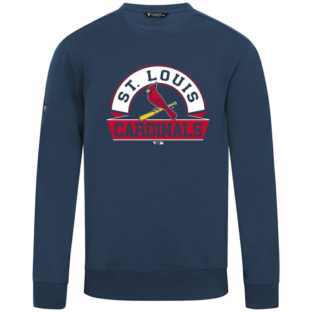 St. Louis Cardinals Levelwear Zane Banner Arch Sweatshirt On Sale