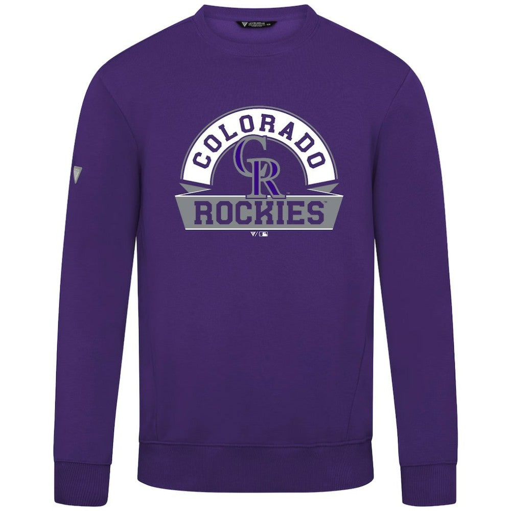 Colorado Rockies Levelwear Zane Banner Arch Sweatshirt Clearance
