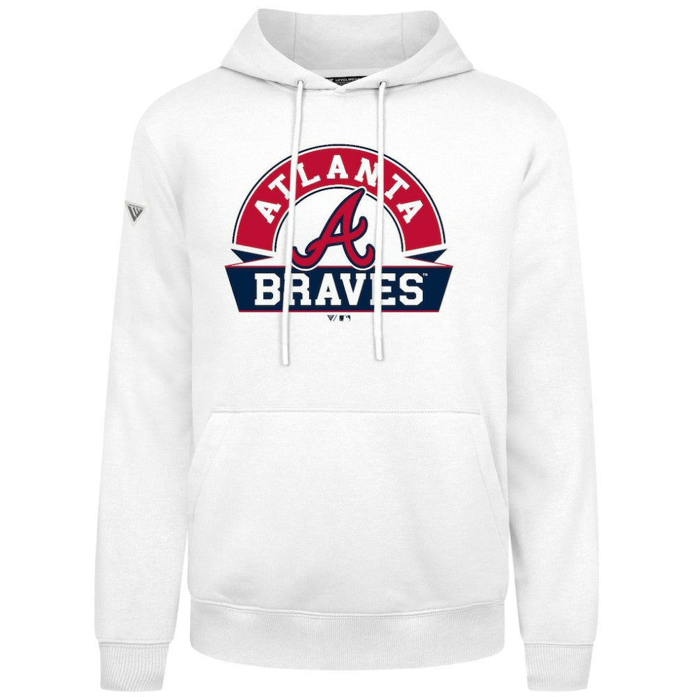 Atlanta Braves Levelwear Podium Banner Arch Hoodie On Sale