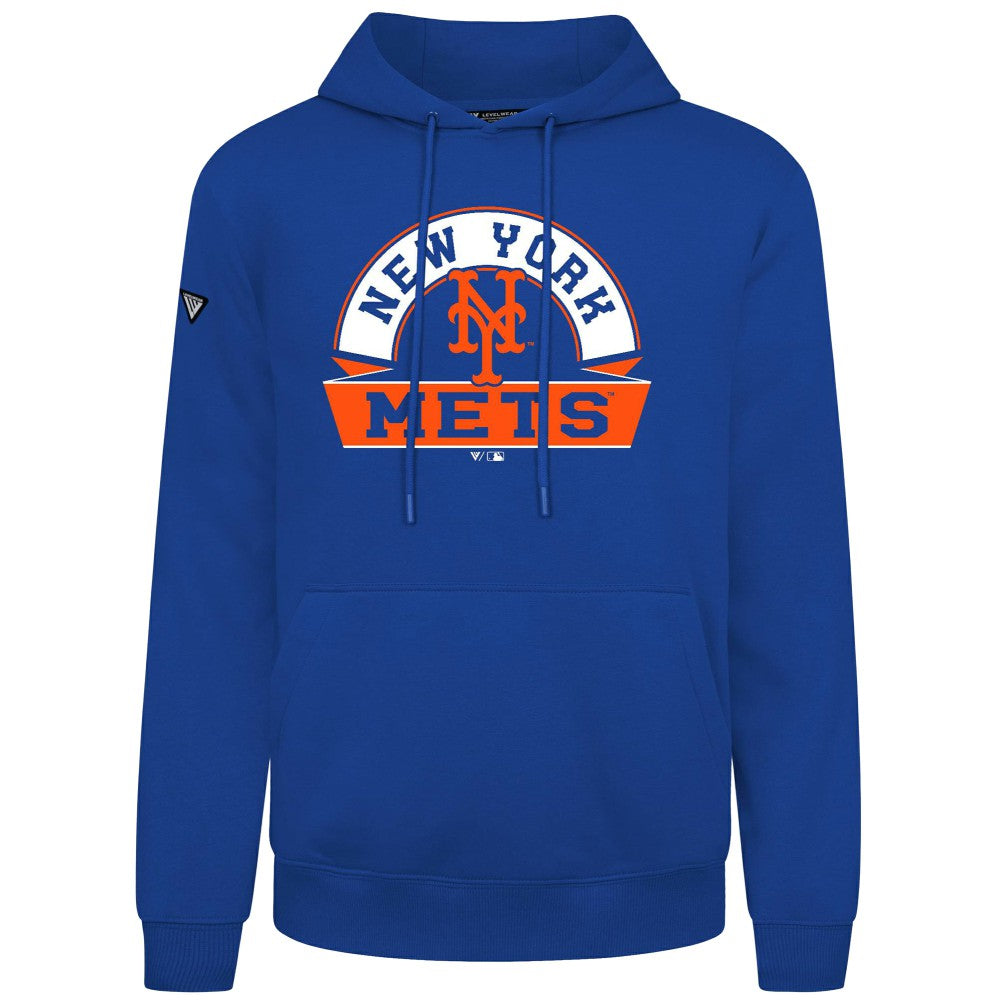 New York Mets Levelwear Podium Banner Arch Hoodie Lifestyle