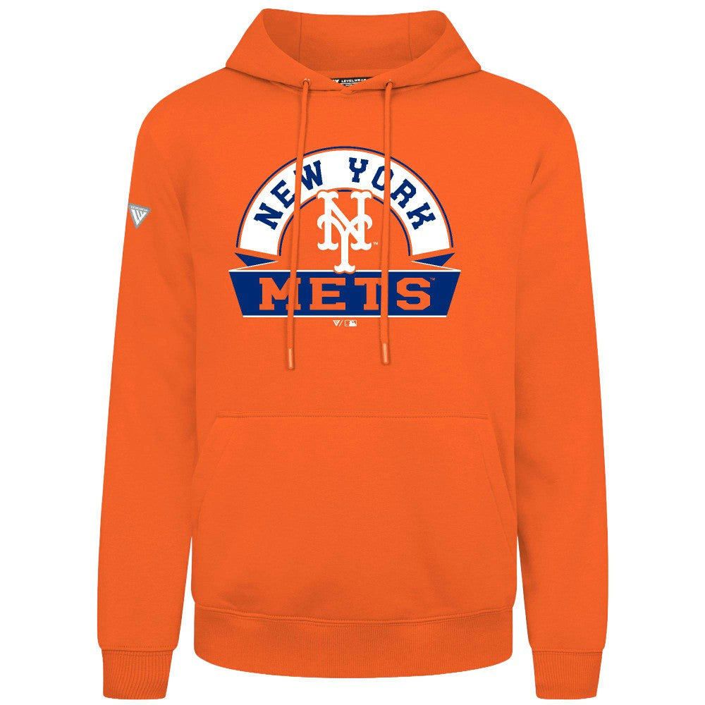 New York Mets Levelwear Podium Banner Arch Hoodie Lifestyle