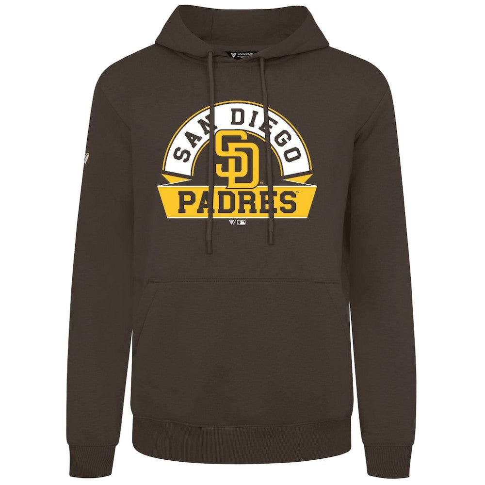 San Diego Padres Levelwear Podium Banner Arch Hoodie Clearance