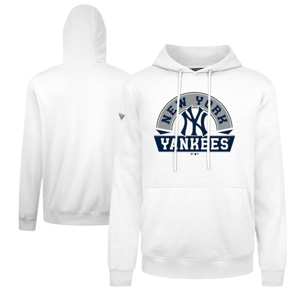 New York Yankees Levelwear Podium Banner Arch Hoodie On Sale