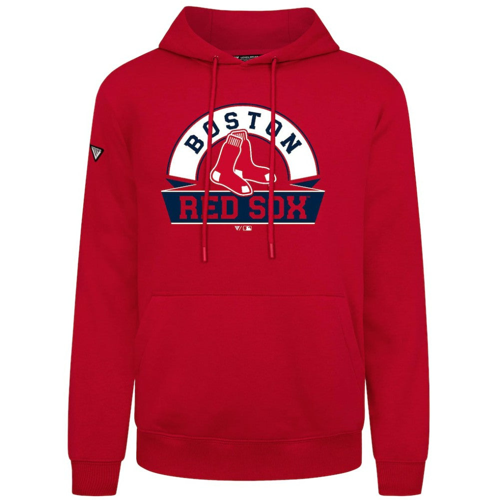 Boston Red Sox Levelwear Podium Banner Arch Hoodie On Sale