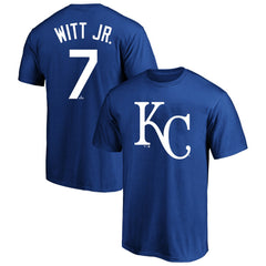 Bobby Witt Jr. Kansas City Royals Fanatics Big & Tall Player Name & Number T-Shirt Clearance