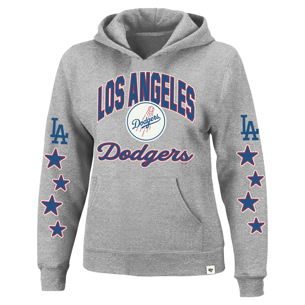 Los Angeles Dodgers '47 Women's Plus Size Starry Eye Hoodie Clearance