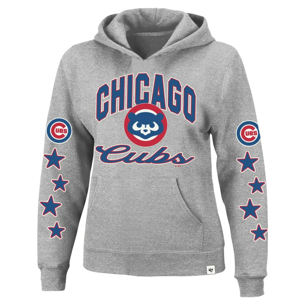 Chicago Cubs '47 Women's Plus Size Starry Eye Hoodie Clearance