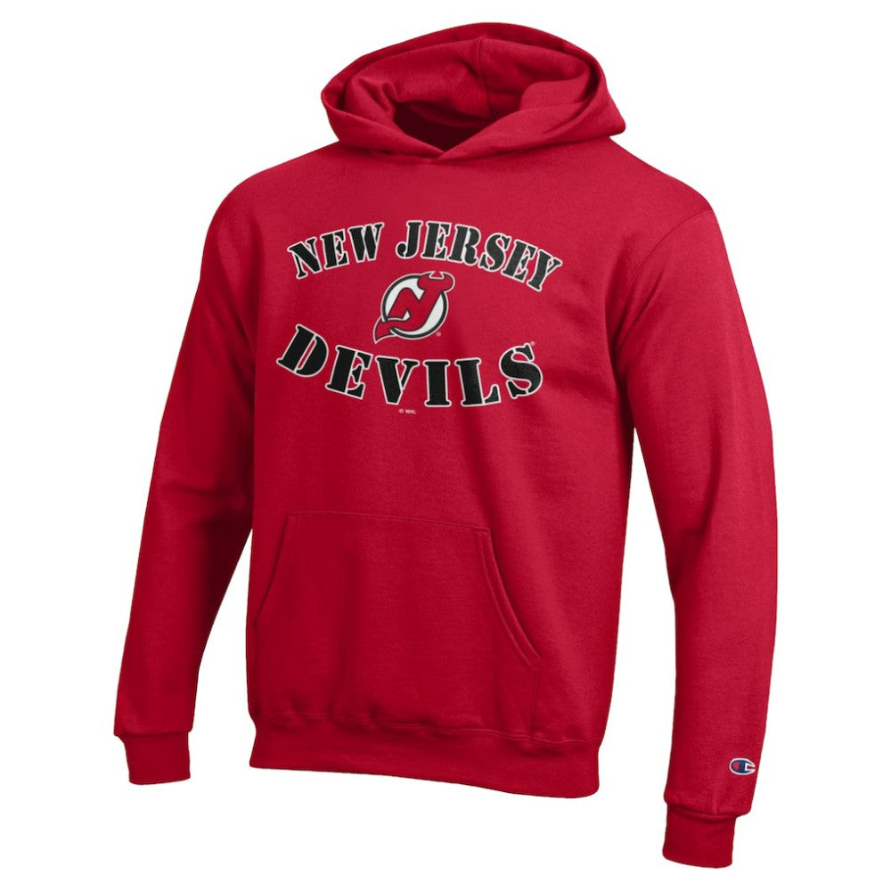 New Jersey Devils - Champion Youth Fleece Powerblend Hoodie Red