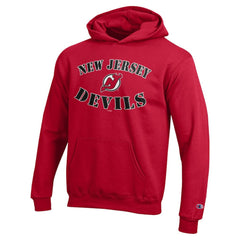 New Jersey Devils - Champion Youth Fleece Powerblend Hoodie Red