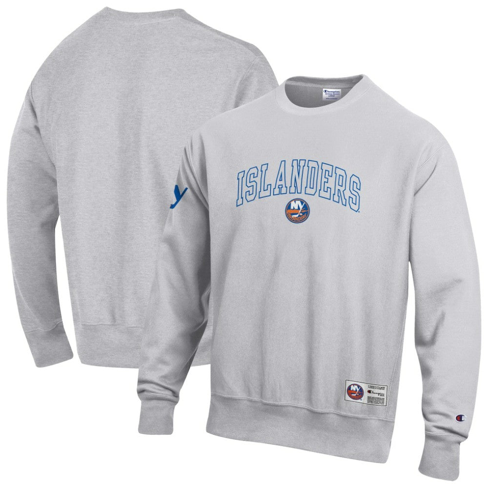 New York Islanders - Champion Reverse Weave Fleece Sweatshirt Gray