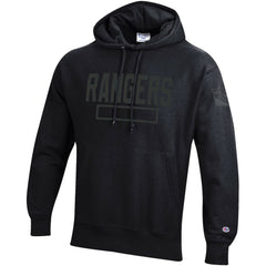 New York Rangers Champion Tonal Reverse Weave Fleece Hoodie Black