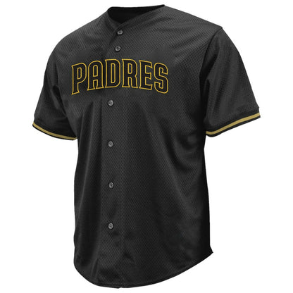 San Diego Padres Profile Big & Tall Pop Fashion Jersey - Black | MLB Jerseys
