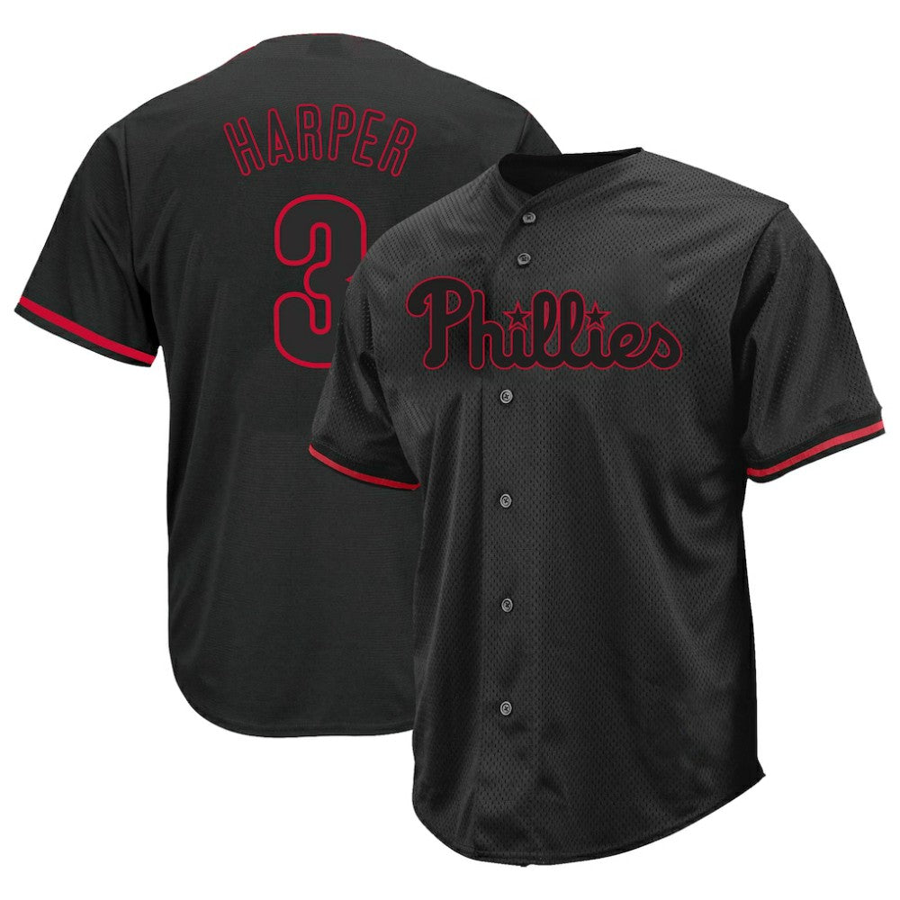 Bryce Harper Philadelphia Phillies Profile Big & Tall Pop Fashion Jersey Near Me