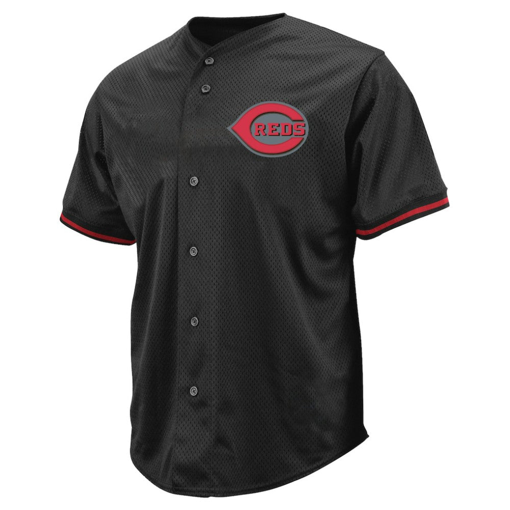 Elly De La Cruz Cincinnati Reds Profile Big & Tall Pop Fashion Jersey - Black | MLB Jerseys