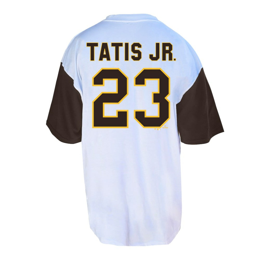 Fernando Tatis Jr. San Diego Padres Profile Big & Tall Player Name & Number T-Shirt Near Me