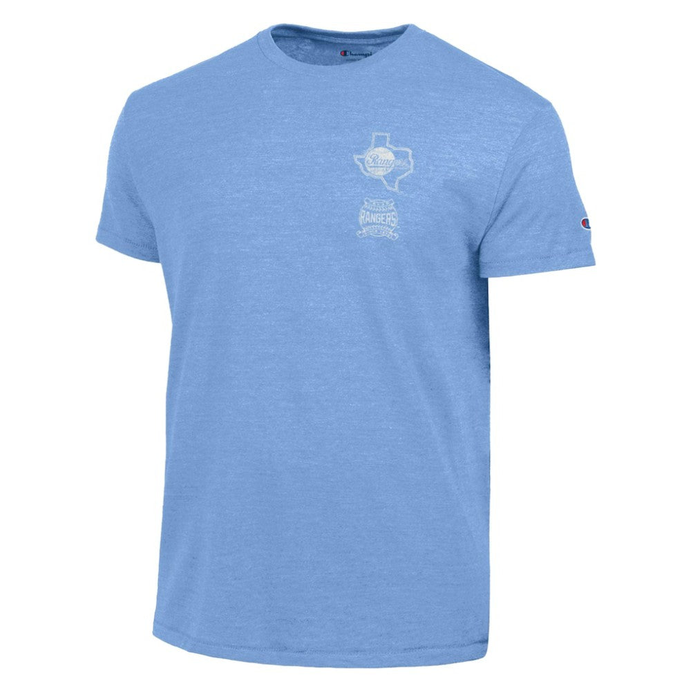 Texas Rangers Champion Vintage 3-Hit Tri-Blend T-Shirt Online