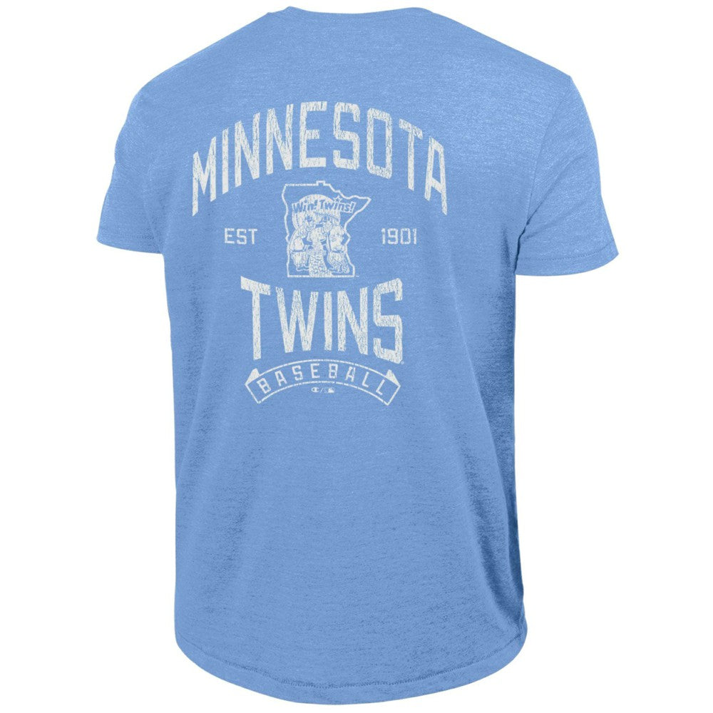 Minnesota Twins Champion Vintage 3-Hit Tri-Blend T-Shirt Near Me