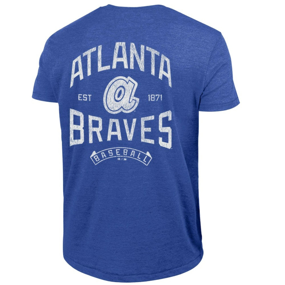 Atlanta Braves Champion Vintage 3-Hit Tri-Blend T-Shirt Online