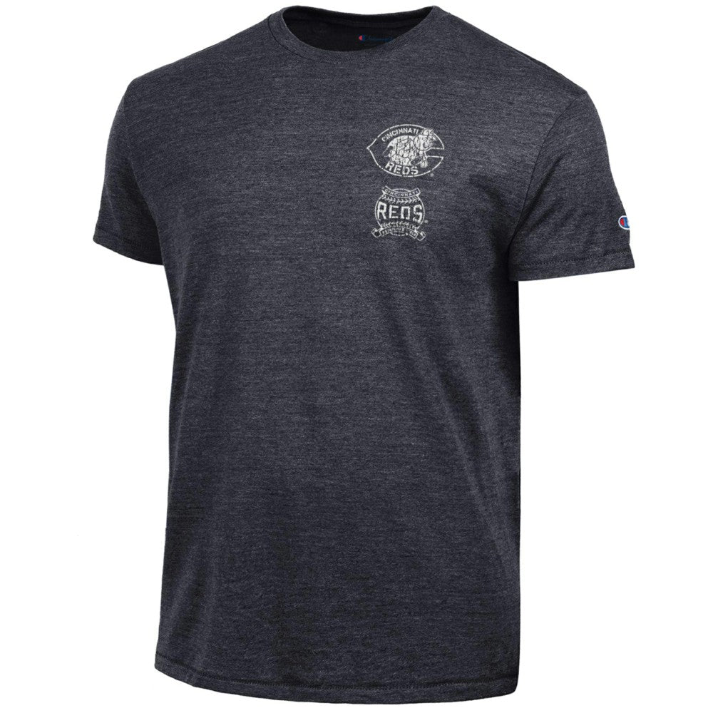 Cincinnati Reds Champion Vintage 3-Hit Tri-Blend T-Shirt Clearance