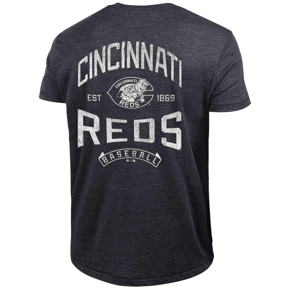 Cincinnati Reds Champion Vintage 3-Hit Tri-Blend T-Shirt Clearance