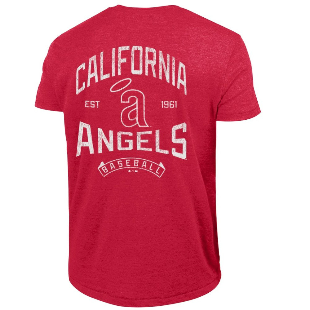 Los Angeles Angels Champion Vintage 3-Hit Tri-Blend T-Shirt for sale