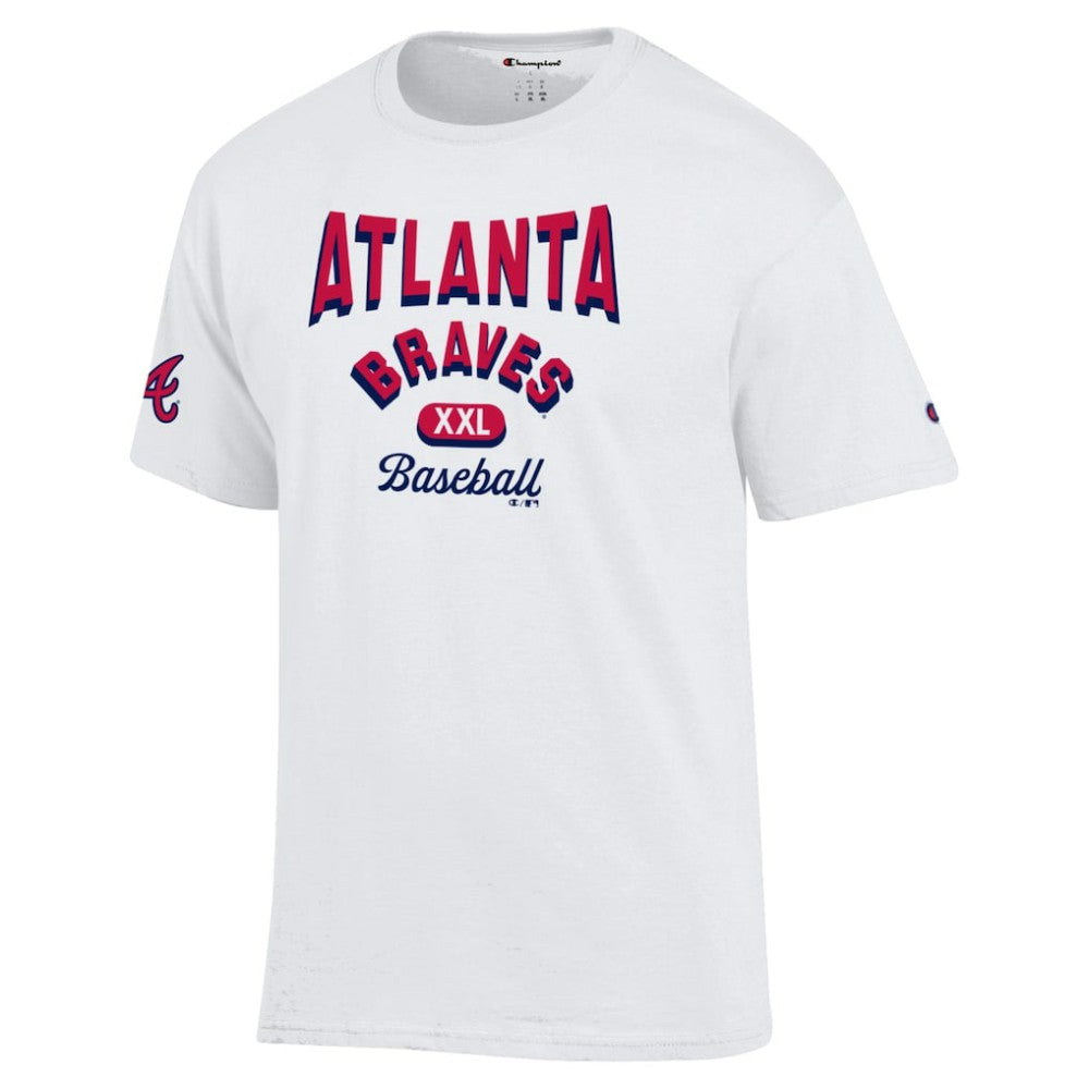 Atlanta Braves Champion 3-Hit Jersey T-Shirt Clearance