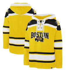 Boston Bruins '47 2026 NHL Stadium Series Superior Lacer Hoodie Gold
