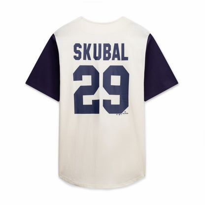 Detroit Tigers Profile Big & Tall Two-Color Fashion Jersey - Cream/Navy | MLB Jerseys